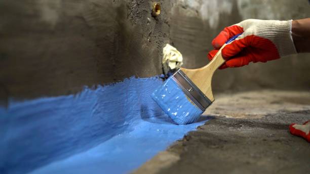 Commercial Vapor Barrier Installation project at a Franklin Park, IL business property by SJ Waterproofing Pros